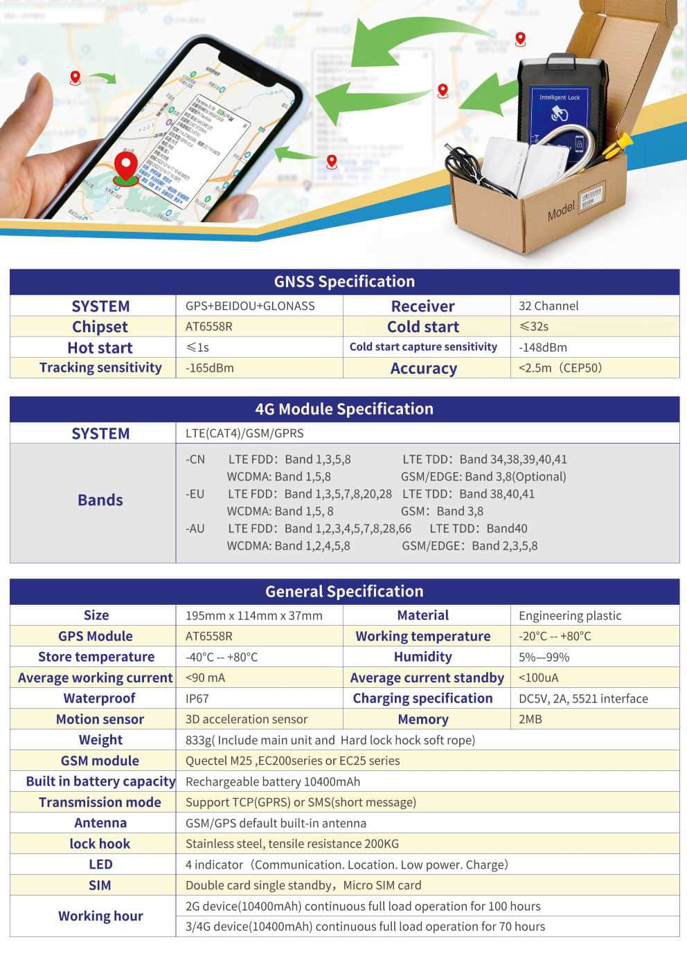 TL10 4G Electric GPS Container Lock Seal For Assets